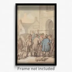 Thomas Rowlandson - The Market Place, Brackley, Northamptonshire