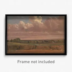 Lionel Constable - Landscape with Wheatfield