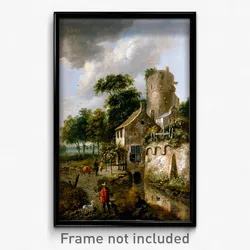 Van Vries, Roelof - Landscape with a Tower