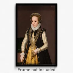 Anonymous French Artist - Portrait of an unknown French Noblewoman