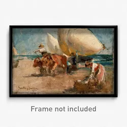 Joaquín Sorolla y Bastida - Escena de playa
