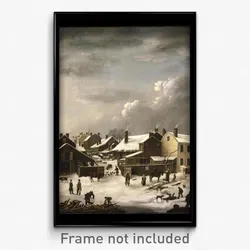 Francis Guy - Winter Scene in Brooklyn
