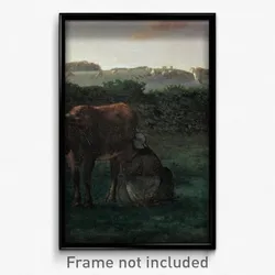 Jean-François Millet - Woman Milking a Cow