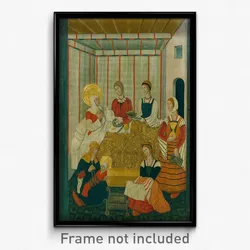 Workshop of Pedro García de Benabarre - Birth of the Virgin