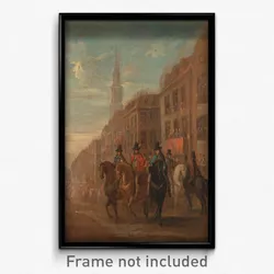 William Hogarth - Restoration Procession of Charles II at Cheapside