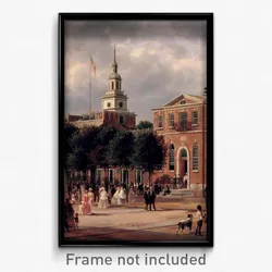 Ferdinand Richardt - Independence Hall in Philadelphia