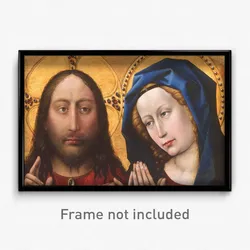 Robert Campin, also called the Master of Flémalle, Netherlandish (active Tournai), first documented 1406, died 1444 - Christ and the Virgin