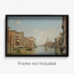 Federico del Campo - View of the Grand Canal of Venice