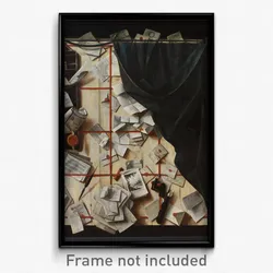 Cornelius Norbertus Gijsbrechts - Trompe l'oeil. Board Partition with Letter Rack and Music Book