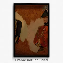 George Jones - Studies of Royal Horse Artillery Uniform, and of an A.D.C. to the Commander-in-Chief- a study for 'T...
