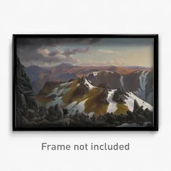 Eugene VON GUÉRard - North-east view from the northern top of Mount Kosciusko