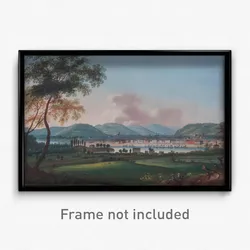 John Caspar Wild - Cincinnati From Behind Newport Barracks