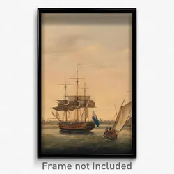 Francis Holman - The Frigate 'Surprise' at Anchor off Great Yarmouth, Norfolk
