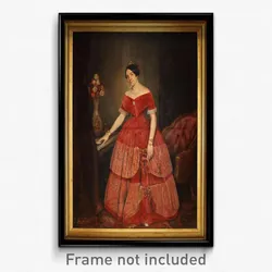 Prilidiano Pueyrredon - Retrato de Manuelita Rosas