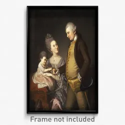 Charles Willson Peale, American - Portrait of John and Elizabeth Lloyd Cadwalader and their Daughter Anne