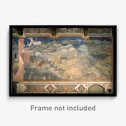 Ambrogio Lorenzetti - Effects of Good Government in the countryside