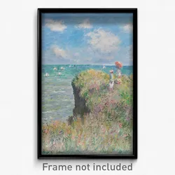 Claude Monet - Cliff Walk at Pourville