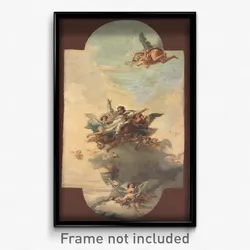 Domenico Tiepolo - The apotheosis of a pope and martyr