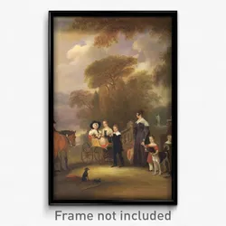 John Ferneley - The Rev. and Mrs. Henry Palmer with their six younger children at Withcote Hall, Near Oakham, Leices...