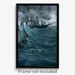 Édouard Manet, French - The Battle of the U.S.S. "Kearsarge" and the C.S.S. "Alabama"