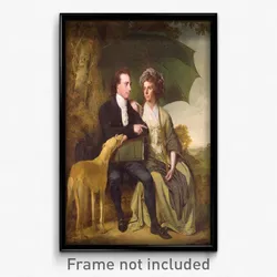 Joseph Wright of Derby - The Rev. and Mrs. Thomas Gisborne, of Yoxhall Lodge, Leicestershire