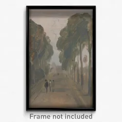 Avenue with Figures