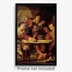 Jordaens, Jacob (I) - Satyr and Peasants