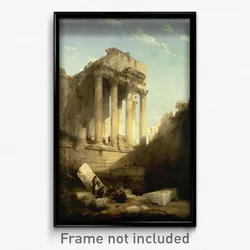 David Roberts - Baalbec - Ruins of the Temple of Bacchus