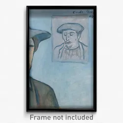 Émile Bernard - Self-portrait with portrait of Gauguin