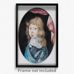 Pierre Signac - Miniature portrait of Charles XI, King of Sweden 1660-1697, as a child
