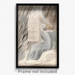 William Blake - The Poems of Thomas Gray, Design 71, "The Fatal Sisters."