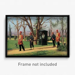 Fausto Zonaro - The Daughter of the English Ambassador Riding in a Palanquin