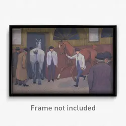 Robert Polhill Bevan - The Horse Mart