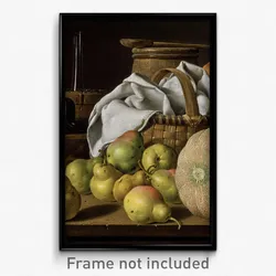 Luis Meléndez - Still Life with Melon and Pears