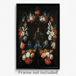 Abraham Mignon - Garland of Flowers