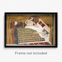 Memmo di Filippuccio - Profane love scenes- The spouses retired to bed