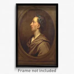 Sir Godfrey Kneller - Alexander Pope Profile, Crowned with Ivy