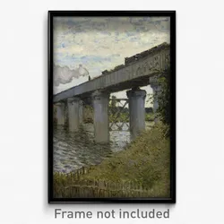 Claude Monet - The Railroad bridge in Argenteuil