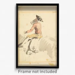 Samuel Scott - A Groom on Horseback, Drinking