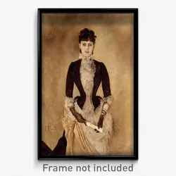 Anton Romako - Portrait of Isabella Reisser