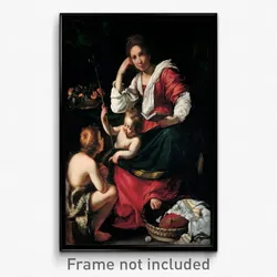 Bernardo Strozzi - Madonna and Child with Infant Saint John