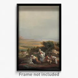 Luis Paret - View of Fuenterrabía (fragment)