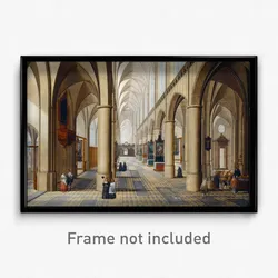 Neeffs, Peeter the elder - Interior of a Gothic Church