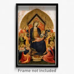 Gherardo Starnina (Master of the Bambino Vispo) (Italian (Florentine), active 1378 - about 1413) - Madonna and Child with Musical Angels