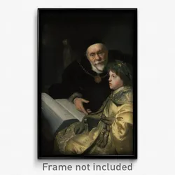 Jan Lievens (Dutch - Prince Charles Louis of the Palatinate with his Tutor Wolrad von Plessen in Historical Dress