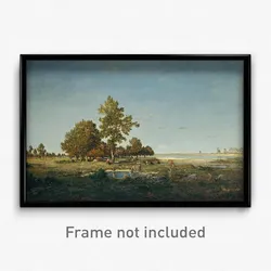 Théodore Rousseau - Landscape with a clump of trees