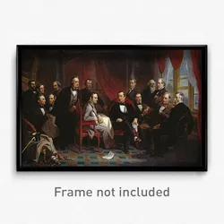 Christian Schussele - Washington Irving and his Literary Friends at Sunnyside