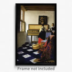 Johannes Vermeer - Lady at the Virginal with a Gentleman, 'The Music Lesson'