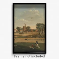 The Old Parish Church and Village, Hampton-on-Thames, Middlesex, 18th century