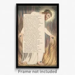 William Blake - Young's Night Thoughts, Page 73, "Draw the Dire Steel? -- Ah No!"